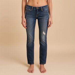 Kut from the Kloth Low Rise Dark Blue Jeans Size 8